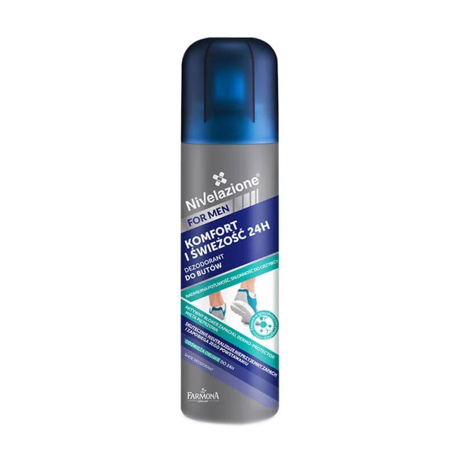Чоловічий дезодорант для взуття та ніг Farmona Nivelazione For Men Shoe Antiperspirant, 180 мл